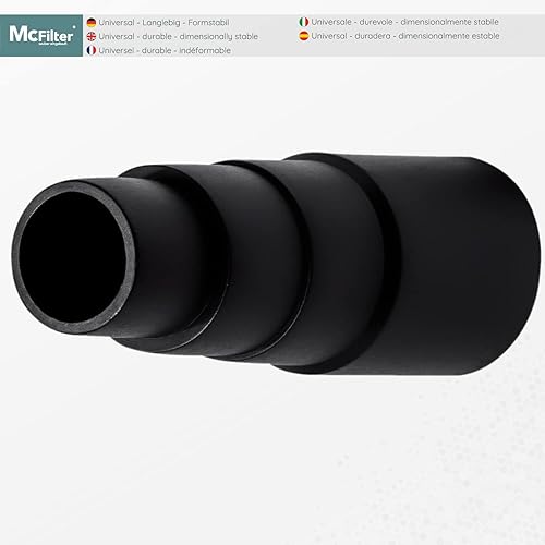 McFiltre | Adaptateur pour aspirateur, réducteur pour outils, découpable de 21 mm à 35 mm, pour aspirateurs industriels, aspirateurs eau et poussières Compatible avec Kärcher, Bosch, Makita, Nilfisk - Nail Gallerys