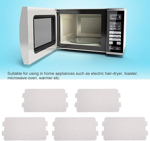 Plaque Mica Ondes, 5 Pièces Feuille De Mica Onde, Remplacement De Couvercle De Guide D'ondes pour Micro-Ondes, Bouclier en Carton pour Micro-Ondes - Nail Gallerys