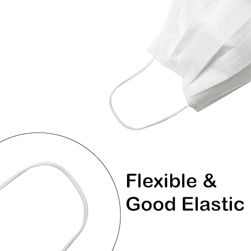 Cordon élastique rond blanc de 3 mm, 2 mètres, doux et extensible pour couture, bricolage, perlage, fabrication de bijoux, vêtements, fabrication de poupées, masques faciaux et plus encore - Nail Gallerys