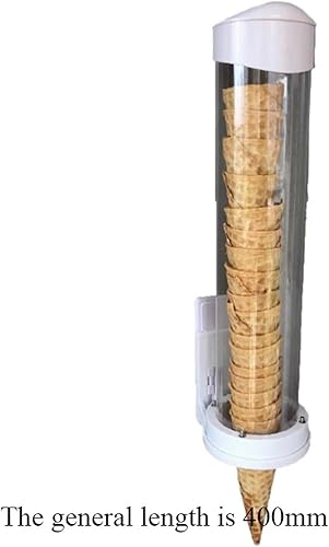 USOHJZ Porte-Cône à Glace Distributeur Universel de cônes de crème glacée, Support de cône de Gaufre, Tube de Rangement en Plastique - Nail Gallerys