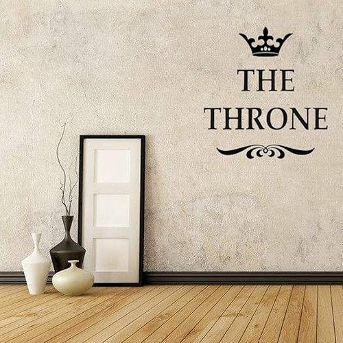 Ogquaton THE THRONE' Drôle Intéressant Toilette Stickers Muraux Salle De Bain Accessoires de Décoration Décor À La Maison Nouveau Publié - Nail Gallerys