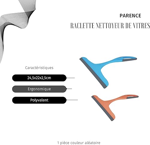 PARENCE - Raclette Nettoyeur de Vitres Polyvalent - Couleur aléatoire - Nail Gallerys