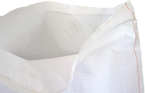 Lot de 25 sacs tissés en polypropylène Blanc 80 x 125 cm - Nail Gallerys