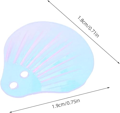 OSALADI Paillettes De Noël Pour Travaux Manuels 18 Mm Double Trou Forme Coquillage Paillettes Plates Pour Décorations Boucles D'oreilles Vêtements Assortiment - Nail Gallerys