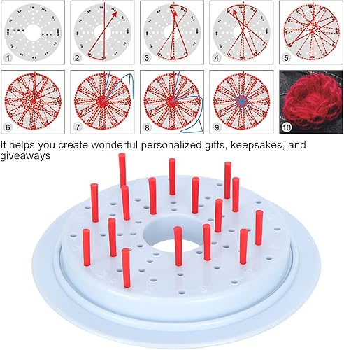 Métiers à Tricoter Ronds, Outil de Tissage de Fleurs, pour L'artisanat en Laine, Bricolage - Nail Gallerys