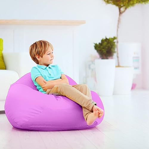 Aiire Pouf Enfant XXL avec Remplissage - Fauteuil Enfant Garcon pour la Decoration de la Chambre - Pouf Bebe, Coussin de Sol Enfants - Chauffeuse 1 Place, Pouffe Gamer Rond Vert - Nail Gallerys