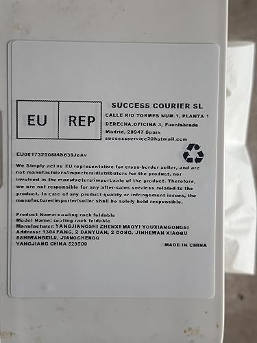 Boîte à pain en acier inoxydable avec grille de refroidissement pliable anti-adhésive pour pains, gâteaux, biscuits et muffins - Idéal pour la cuisine et le gril extérieur - Nail Gallerys