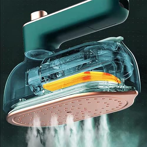 WANGCL Mini Fer à Vapeur Portable 180 degrés Machine à Repasser Pliante Taille de Voyage Fers Micro Machines Tissu avec Spray 20 Secondes Support de Chauffage Repassage Sec et Humide (Prise UE) - Nail Gallerys