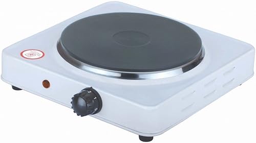 TEMPO DI SALDI TDSFORNELL1500W Réchaud électrique, Métal et Fonte, Blanc - Nail Gallerys