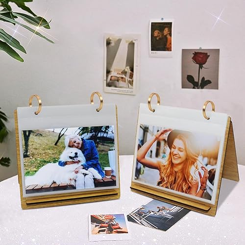 ZEEYUAN Album Photo 13x18 de Bureau Calendrier Album 60 Photos Cadres photo et albums photos 2 et 1 - Nail Gallerys