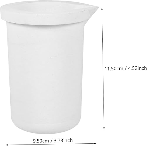 TOPPERFUN Creuset en Silice Fondue 1 Kg Creuset pour Alliages à Haute Température Traitement Du Platine - Nail Gallerys