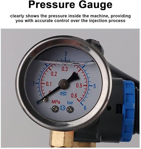 FAcoLL Machine de Cire d'injection de Pompe, Machine de coulée de Cire pour Bijoux, Machine de Fusion de Cire avec manomètre et poignée de Pompe, injecteur de Cire sous Vide pour Bijoux - Nail Gallerys