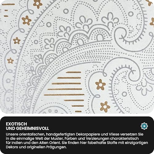 Netuno 5X Papier décoratif Blanc Motif Fleurs et Feuilles en Rouge Orange et Marron 180x250mm 150g Carton décoratif Effet Fait Main Papier cartonné Papier élégant pour Scrapbooking Papier à Motif - Nail Gallerys