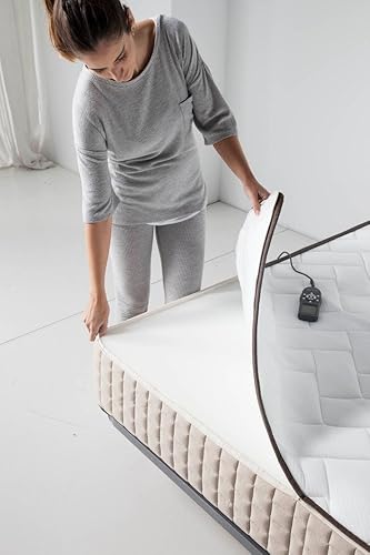 ECODE Matelas Alpes avec Massage Ondulant et Housse Lavable Thermo-Régulant Anti-acariens Antibactérien Respirant 160 x 200cm - Nail Gallerys