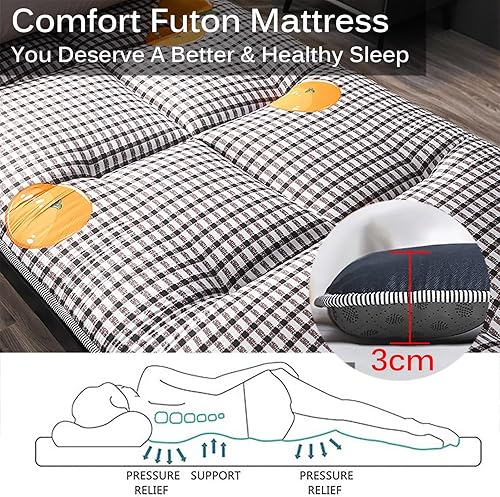 Générique Matelas de Sol futon pour Matelas Pliable au Sol Matelas épaissis Le Matelas de Sommeil pour Adultes Portable lit invité dortoir de Camping - Nail Gallerys