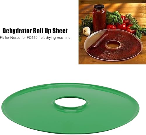 Plateaux Ronds de Déshydrateur de Fruits, Feuilles de Déshydrateur en Silicone Feuilles de Déshydrateur Réutilisables Faciles à Utiliser Bac à Eau pour Déshydrateur Alimentaire(Vert foncé) - Nail Gallerys