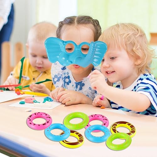 Lainiaoly Donuts Elephant Game, Jeu D'éléphant PourEnfants, Jeux De Beignets, Jeu De Société Divertissant Donut, Jeu Familial Amusant, Jeu De Table Compétitif De Puzzle De Lancer De Beignets - Nail Gallerys