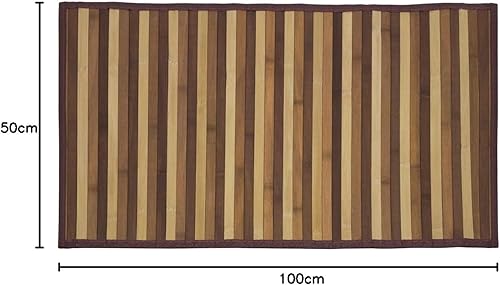 BIANCHERIAWEB Tapis en Bambou dégradé pour Cuisine, Anti-Taches, Bambou, antidérapant, Chemin résistant - Nail Gallerys