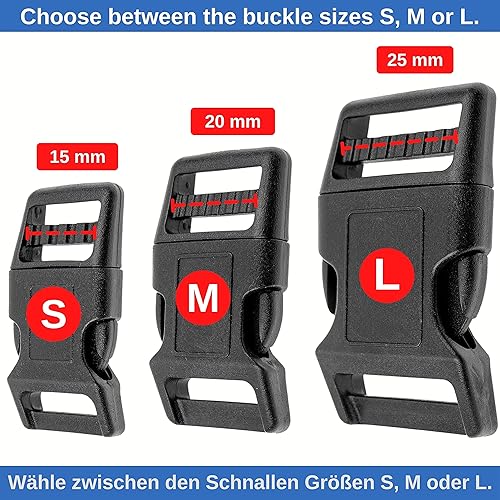 Your Day Mate Boucles enfichables courbes pour sangles, boucle enfichable-click, fermeture enfichable, boucle réparation, boucle de sangle sac à dos, boucle enfichable sangle - Nail Gallerys