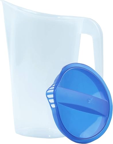 Home Line Carafe à jus avec Couvercle Festif 1,75 l Blau (1 STK.) - Nail Gallerys