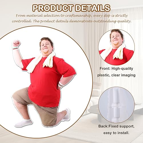 Silhouette Personnalisée en Carton Taille Réelle - Découpe sur Mesure pour Mariage, Anniversaire, Diplôme - Support en PVC Mousse (1FT à 8FT) - Cadeau Original et Drôle (1FT) - Nail Gallerys