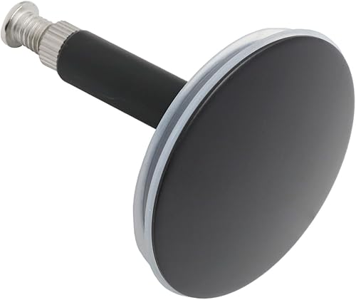 FUANA Bouchon de vidange d'évier de salle de bain réglable en hauteur 43 mm en laiton avec bouton poussoir mat - Nail Gallerys