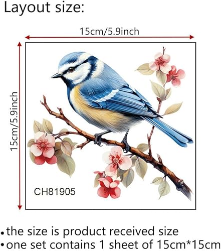 Stickers Muraux Autocollant Branche Oiseau Interrupteur Autocollant Amovible Autocollant Mural - Nail Gallerys