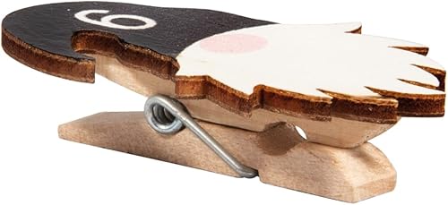 Rayher Chiffres 1-24 Etoiles s.pinces p calendrier avent 4,5cmø coloré, 46659999 - Nail Gallerys