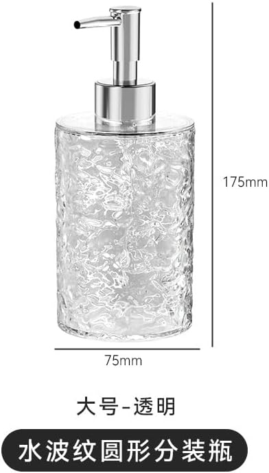 Distributeur de savon pour cuisine et salle de bain - 400 ml - Avec tête de pompe - Rechargeables - En plastique - Distributeur de savon pour les mains - Distributeur de gel douche - Distributeur de - Nail Gallerys