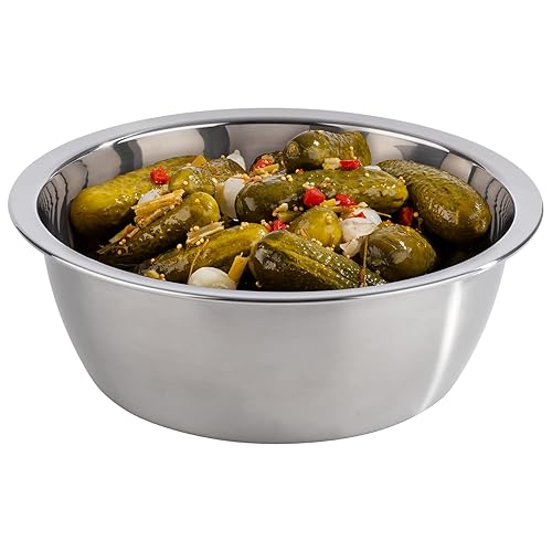 APS 85252 Bol en acier inoxydable, Ø 26 cm, 3 l, passe au lave-vaisselle, convient également pour 85250 - Nail Gallerys