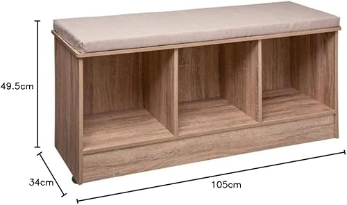 marque Five Simply smart Banc Bois 3 Cases Mix Naturel - Nail Gallerys