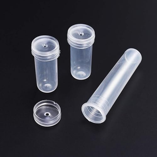Healifty Lot de 50 tubes de fleurs en plastique transparent avec bouchons pour arrangements floraux - Nail Gallerys