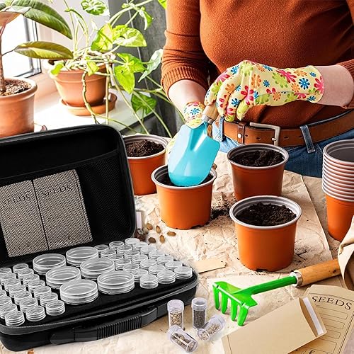 Generisch Boîte de rangement pour noyaux, bac de récupération des noyaux, organisateur de rangement anti-fuite – Boîte de rangement multifonctionnelle pour à fleurs, jardin - Nail Gallerys