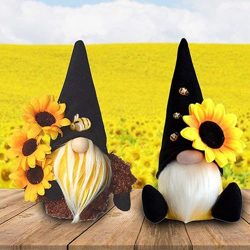 THINCAN Printemps Tournesols Abeille Tomte Nisse Suédois Maison Ferme Cuisine Décorations - Nail Gallerys