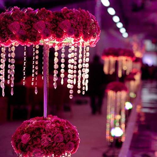 Brins de Guirlande de Cristal - Perles de Strass en Cristal Acrylique 3D - Accessoires de Rideau de Bricolage pour Les décorations de Chambre d'de Mariage de Partie de diviseur de pièce de - Nail Gallerys