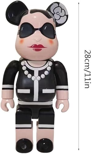 HQDFCNM 400% Bearbrick 28cm/11in Blocs Ours Figurines de Bureau Collection de Jouets - Nail Gallerys