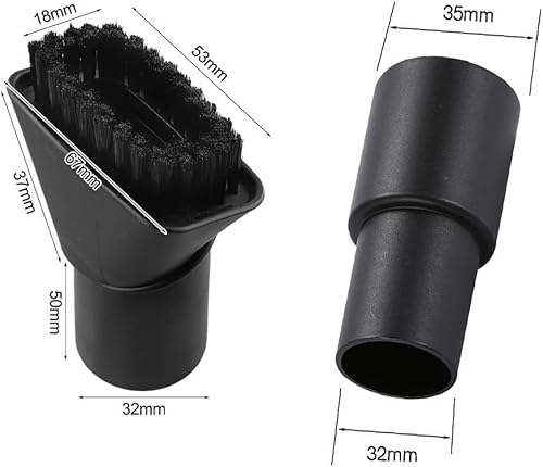 Brosse d'aspiration Karcher compatible avec WD 2 WD 3 WD 4 WD 5 pour aspirateurs multifonctions (noir) - Nail Gallerys