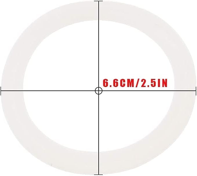 Lot de 4 joints toriques remplaçables en caoutchouc pour mixeur - Transparent - Nail Gallerys