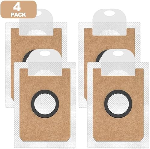 Lot de 4 sacs à poussière de rechange, étanches, grande capacité, sacs à poussière Ultenic pour aspirateurs robot T10 Elite - Nail Gallerys