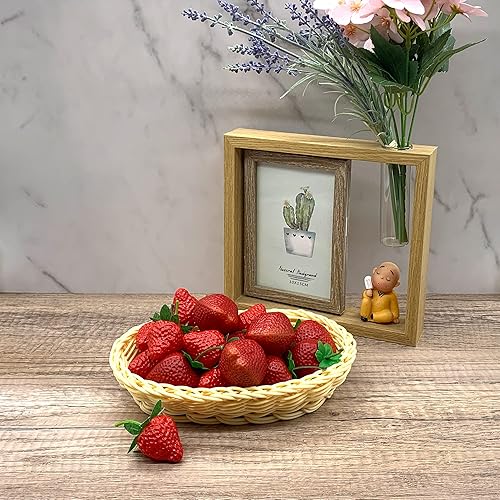DHER Fraises Fruits en Plastique Artificiel RéAliste Fruits 20 PièCes De Simulation Fruits Fraise Partie Fruit ModèLe en Plastique Fraise ModèLe DéCoration Photographie Accessoires DéCoration Fruits - Nail Gallerys