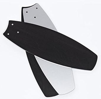 72289 Ventilateur de plafond d'intérieur à trois pales Jet I de 105 cm, finition en nickel brossé - Nail Gallerys