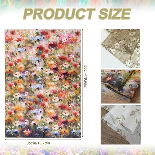 Papier de Soie pour Emballage Fleurs, 30 Feuilles de Papier Soie Vintage pour Emballage Bouquets, papiers Cadeau for Bricolage, Artisanat, Noël, Vacances, Mariage 13.8x19.7in - Nail Gallerys