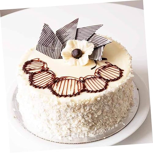 TOVINANNA 2 Pièces Mannequin De Gâteau Rond en Mousse Mannequins De Gâteaux Formes De Gâteaux en Mousse Disque Circulaire en Forme De Gâteau en Mousse La Modélisation Prothèse Blanche - Nail Gallerys