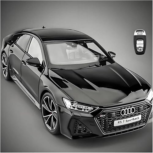 JINLEXIU Modèle de Voiture moulé sous Pression Modèle de Voiture de Collection RS7 Sportback 1:18, Ornements décoratifs, Cadeaux de fête, décoration de Bureaux Convient pour Les Ornements - Nail Gallerys