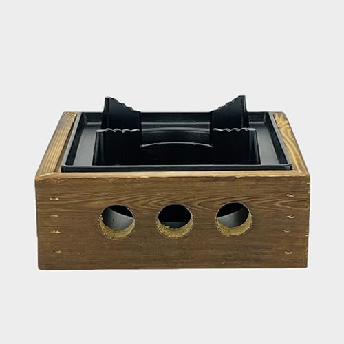 Milisten Sukiyaki Pot à shabu individuel Moyeu Shabu Shabu Cuisinière Pot chaud japonais Pot à fondue Shabu Pot chaud traditionnel Corée du Sud Corée du Sud Bois + Fer - Nail Gallerys