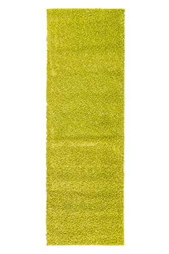 Mazovia Tapis Couloir Long Moderne à Poil Long - Shaggy Tapis de Passage à Poil Court Doux - Tapis Entree Interieur Long - Tapis de Couloir au Metre - Rose Clair Rose 60 x 100 cm - Nail Gallerys