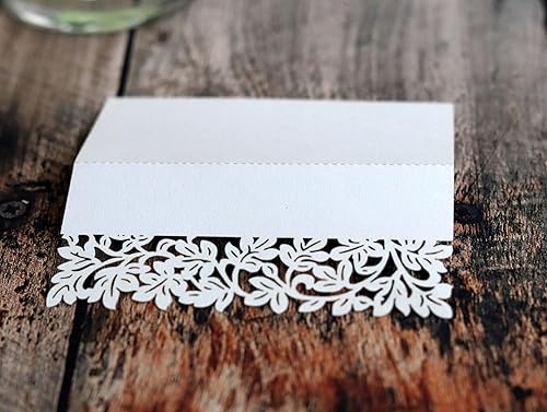 PTNKUIIY Lot de 100 marque-places pour mariage, anniversaire, confirmation, communion, baptême, fête, célébration - Nail Gallerys