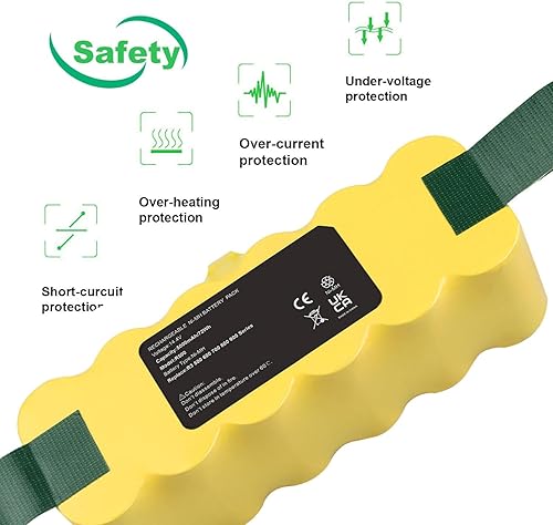 Batterie de rechange 5000 mAh pour iRobot Roomba 510 530 531 532 533 535 536 540 545 550 552 560 562 570 580 581 585 595 600 610 62 0 6300. Batterie 650 660 700 760 770 780 790 800 870 880 900 980 - Nail Gallerys