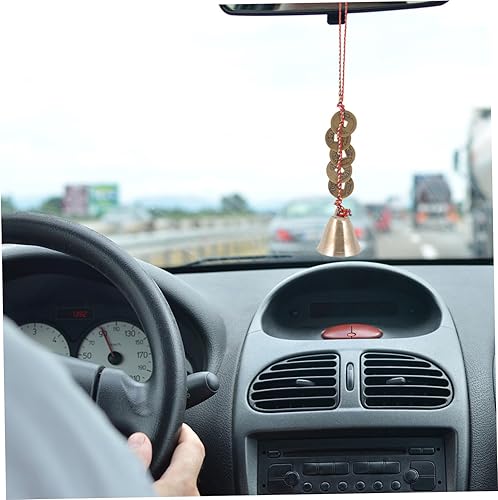 JUMPLAWN 1Pièce Pendentif De Bénédiction Cloche Suspendue Décoration Chinoise pour Intérieur Et Extérieur Carillon Feng Shui pour Fortune Et Santé - Nail Gallerys