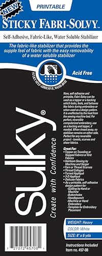 Sulky stabilisateur, Papier, Blanc, 7,1 cm x 5,3 cm, 71 x 54 mm - Nail Gallerys